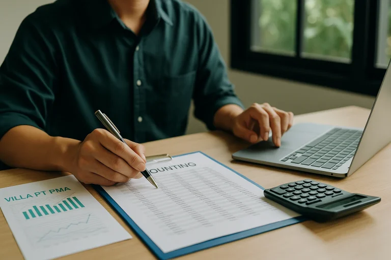 Accounting service Bali for PT PMA villa business